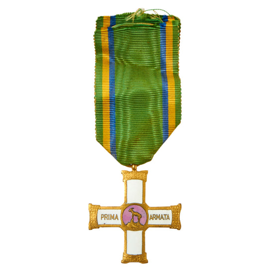 Original Italian WWI Prima Armata 1st Army Commemorative Cross Medal by Fassino Original Items